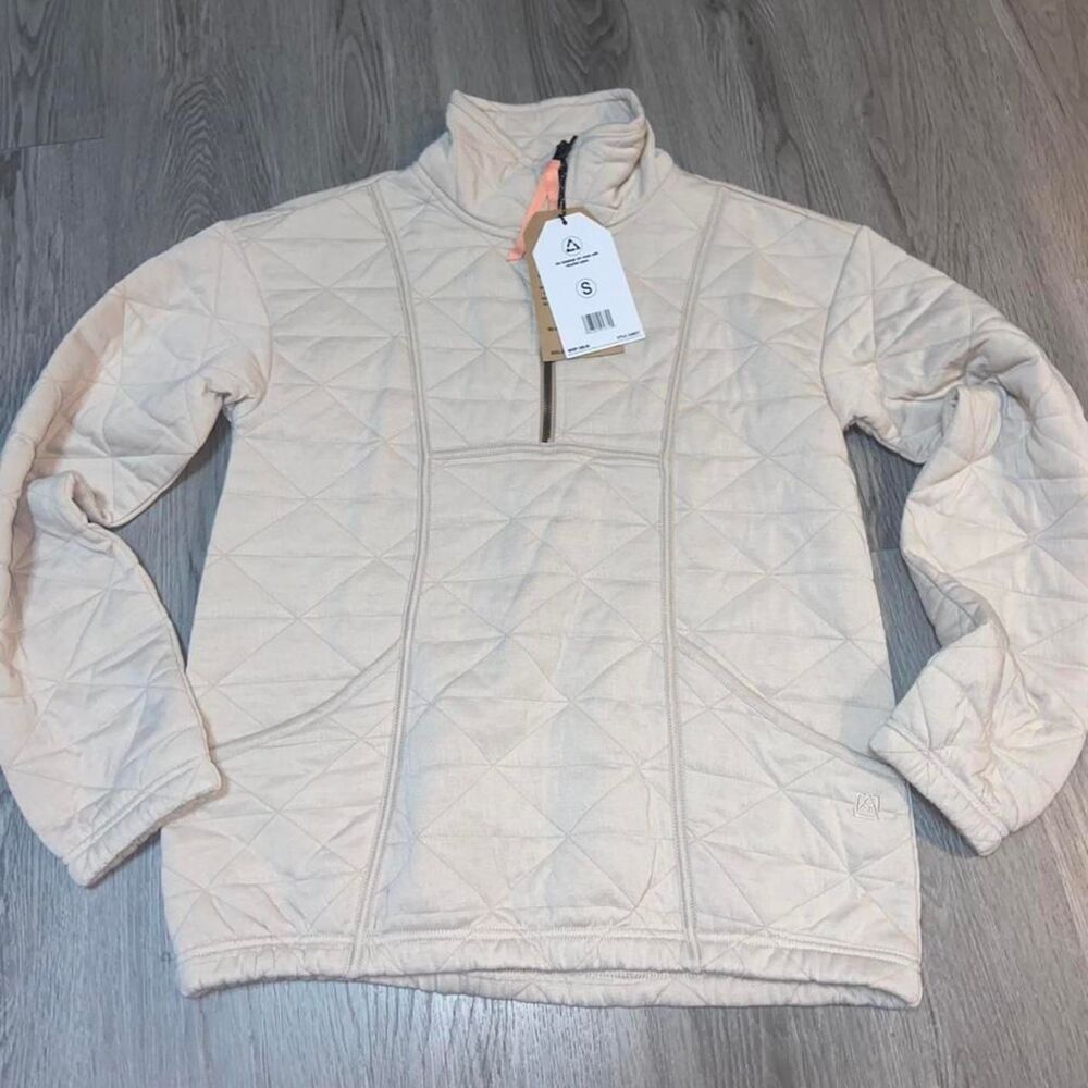 Avalanche Women's Cream and Tan Jacket S